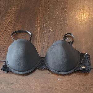 Jessica Simpson Black Lace Trim Bra